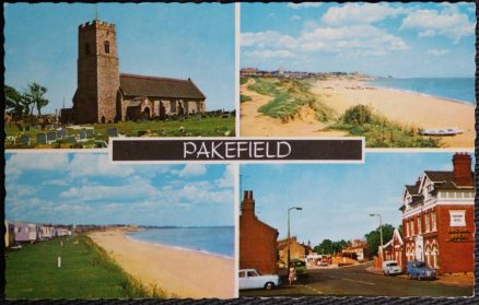 Pakefield Suffolk Postcard  Lacons Beers Tramway Hotel