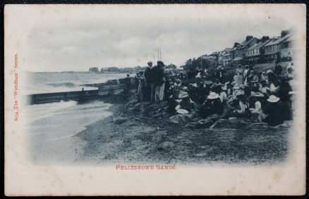 Felixstowe Sands Postcard Wyndham Series