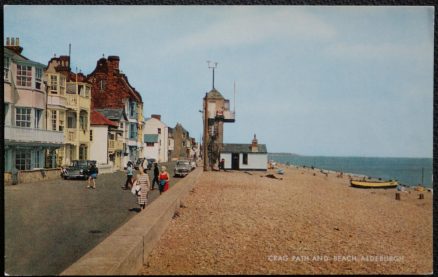 Aldeburgh Postcard Suffolk Crag Path