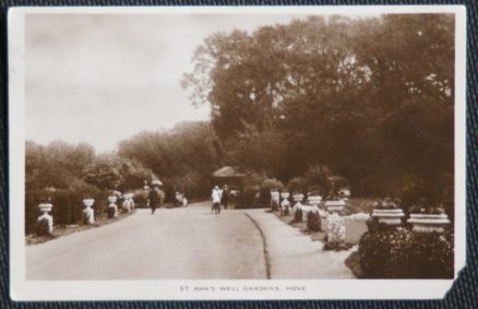 Hove St. Anne's Well Gardens 1930 Postcard