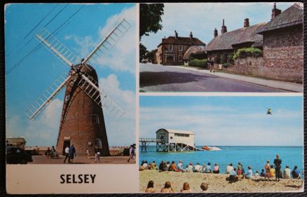 Windmill Lifeboat Selsey Postcard