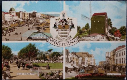 Worthing Sussex Postcard Salvington Mill South Street Vintage 1960