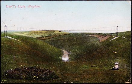 Brighton Sussex Devil's Dyke Vintage Postcard