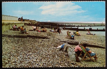 Bracklesham Bay Sussex Postcard Vintage 1967