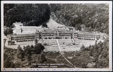 Midhurst Postcard King Edward VII Sanatorium Real Photo 1953 Sussex