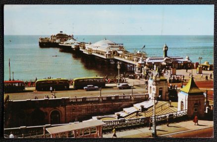 Brighton Palace Pier Sussex Vintage 1967 Postcard