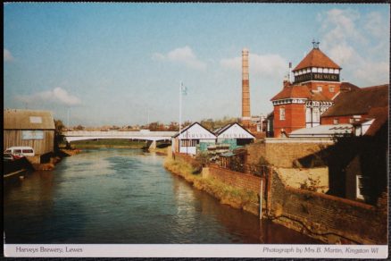 Harveys Brewery Postcard Lewes Sussex