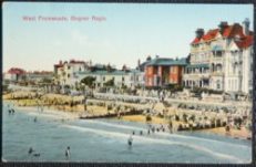 Bognor Regis Sussex Postcard West Promenade Vintage
