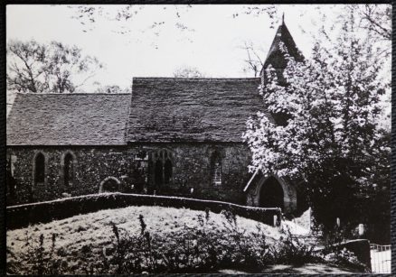 Folkington Sussex Postcard St. Peter's Church Real photo