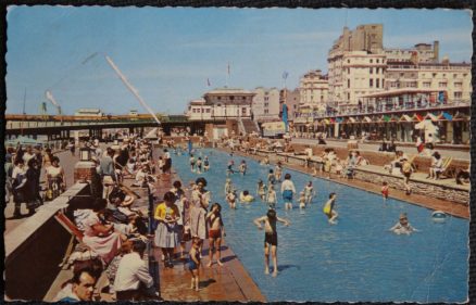 Brighton Sussex Postcard The Paddling Pool