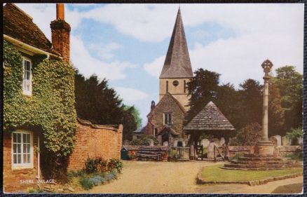 Shere Postcard Surrey The Village