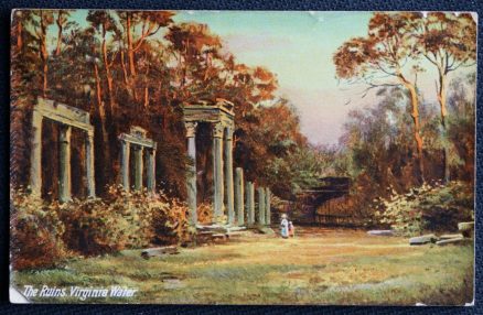 Virginia Water Vintage Postcard