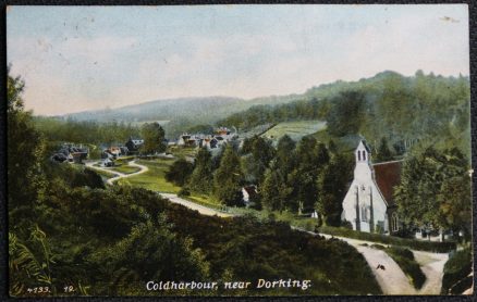 Dorking Coldharbour Postcard Vintage circa 1905