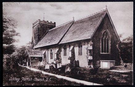 Ockley Parish Church 1910 Postcard Surrey Sepia Tone Publisher Frith's