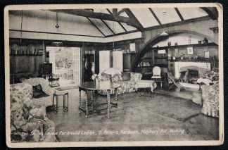 Woking Postcard Smiles Home For Invalid Ladies Maybury Hill Vintage