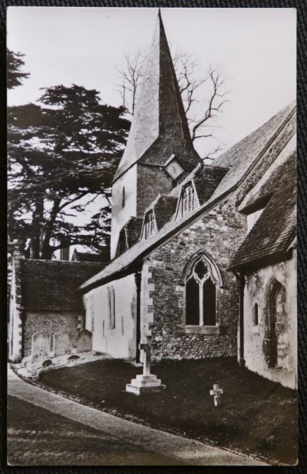 St. Nicholas Compton Surrey Postcard Real Photo