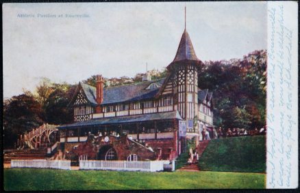 Bournville Postcard Athletic Pavilion Vintage View