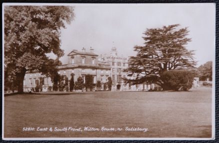 Salisbury Wiltshire Postcard Wilton House Real Photo Sepia Tone