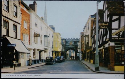 Salisbury Postcard North Gate Postcard Wiltshire