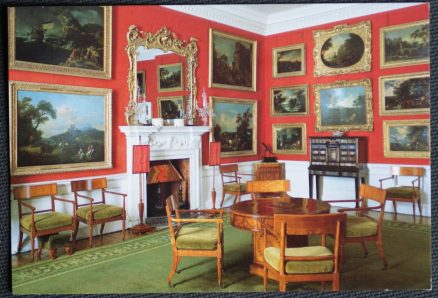 Stourhead  Wiltshire Cabinet Room National Trust Postcard