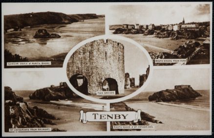 Tenby St. Catherine's Goscar Wales Postcard