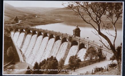 Rhayader Elan Valley Craig Dam  Postcard