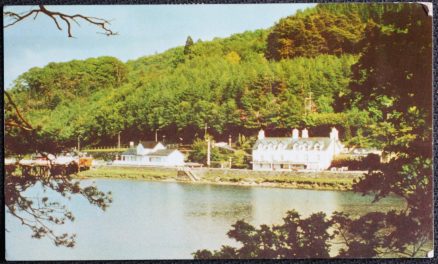 Penmaenpool Postcard Dolgellau George Hotel 1985