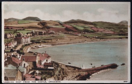 Criccieth Castle Wales 1934 Postcard