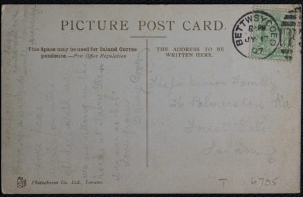 Bettwsycoed Ponty Pair Vintage 1907 Postcard - Image 2