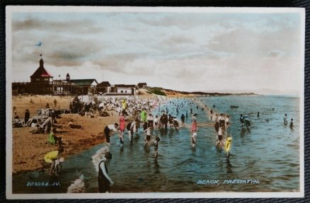 Prestatyn Wales Postcard Vintage View Real Photo