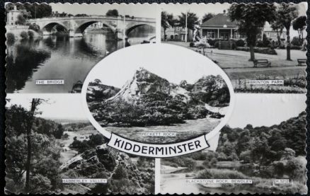 Kidderminster Postcard Brinton Park Habberley Blackstone Bewdley Peckett