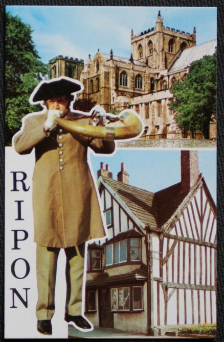 Ripon Postcard Hornblower Wakeman's House Cathedral