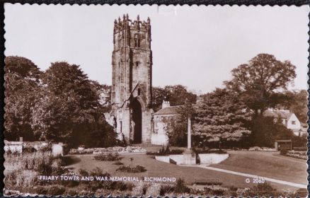 Richmond Yorks Postcard Real Photo Vintage 1962