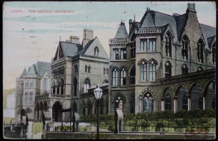 Leeds Infirmary Postcard Yorkshire Vintage View