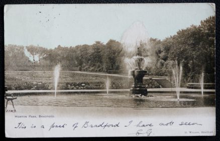 Bradford Horton Park 1903 Postcard