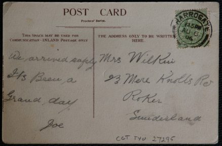 Hotel Majestic Postcard Harrogate Vintage 1906 - Image 2