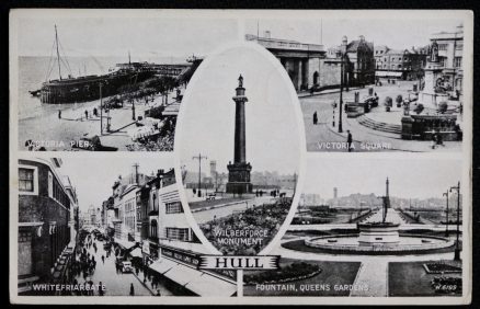 Hull Wilberforce Whitefriars 1950 Postcard