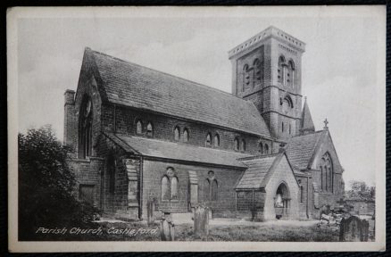 Castleford Postcard Parish Church Yorks