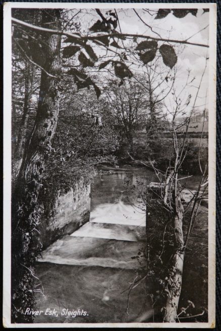 Sleights River Esk Vintage Postcard