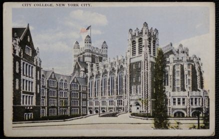 New York City Postcard City College USA