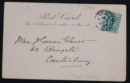 Canterbury Cathedral Vintage Undivided Back 1902 Postcard - Image 2