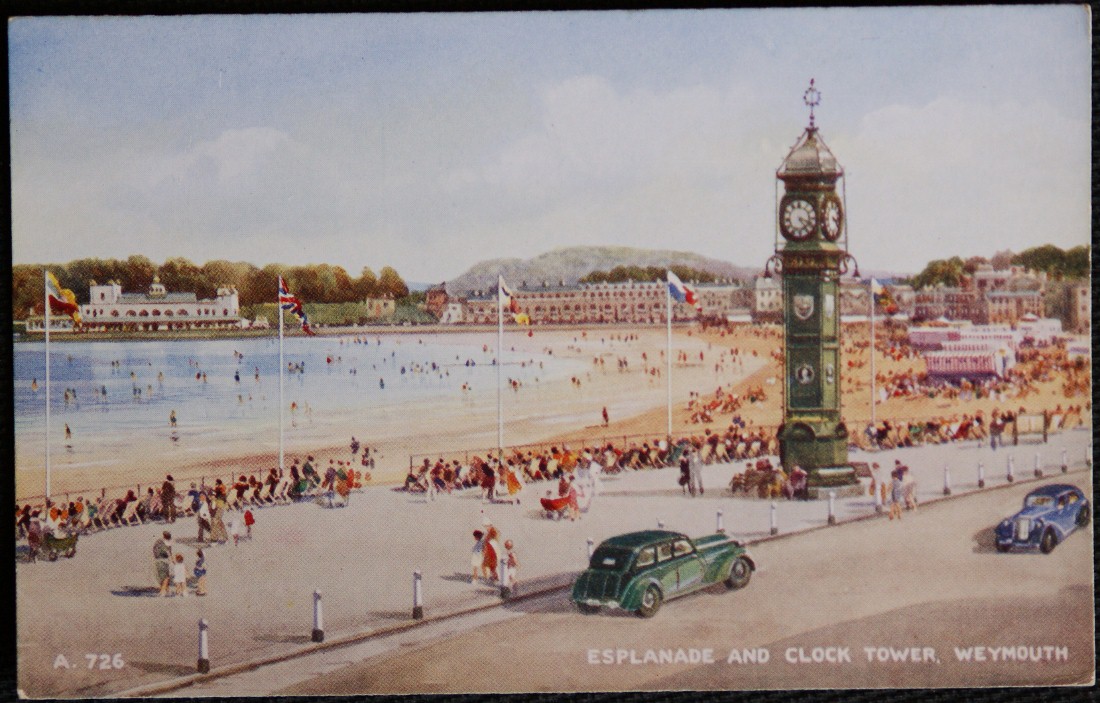 Weymouth Watercolour Brian Gerald Postcard
