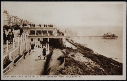 Folkestone Victoria Pier c1936 Postcard