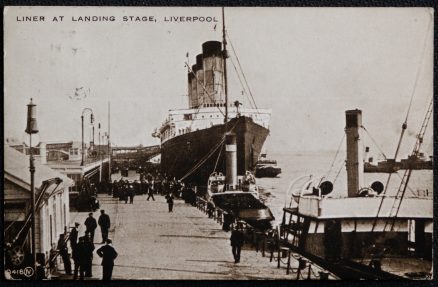 Ship Liverpool 1926 Vintage Postcard