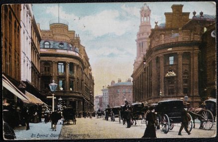 Manchester St. Anns Square 1904 Postcard