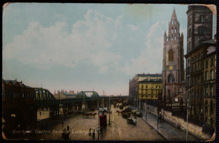 Liverpool Overhead Electric Railway Postcard