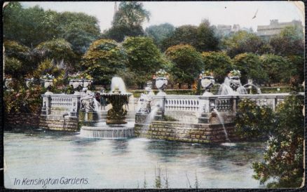 Kensington Gardens London 1910 Postcard