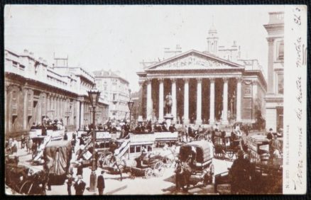 Royal Exchange London 1903 Postcard