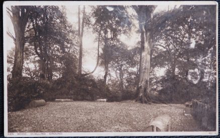 Hampstead Ken Wood Duelling Ground Postcard