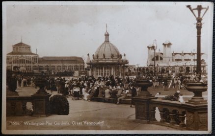 Great Yarmouth Sepia Real Photo Postcard